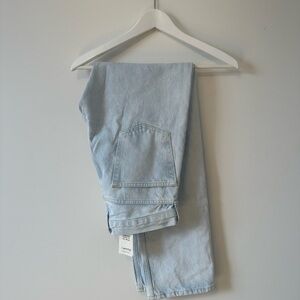 NWT Mango Straight women light blue color jeans